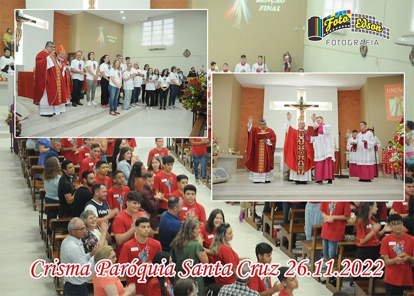 Foto Edson - Crisma Paróquia Santa Cruz em Blumenau